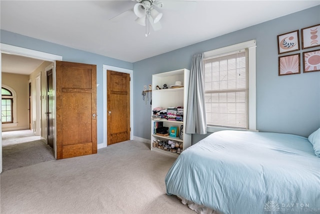 54 Beverly Pl, Oakwood, OH 45419 - carpeted bedroom with ceiling fan and baseboards