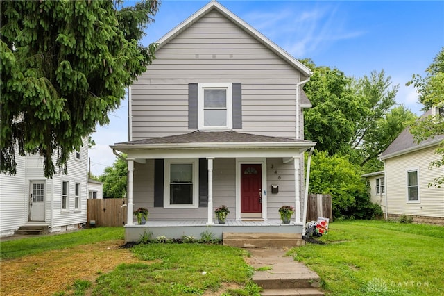 346 Hill St, Xenia, OH 45385 - view of front of home featuring covered porch and entry steps