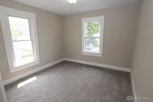 1716 Xenia Ave, Dayton, OH 45410 - carpeted empty room with baseboards and a textured ceiling