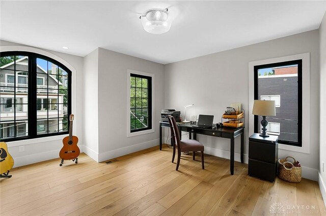 1000 Paradrome St, Cincinnati, OH 45202 - office featuring light wood-style flooring and baseboards