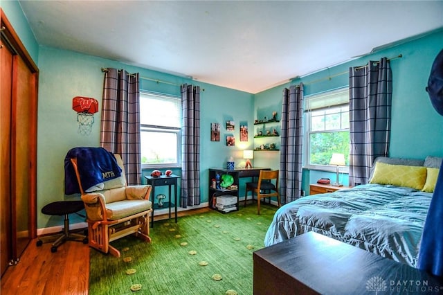 200 Maysfield Rd, Oakwood, OH 45419 - bedroom featuring multiple windows and wood finished floors