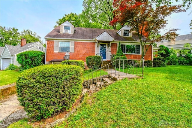200 Maysfield Rd, Oakwood, OH 45419 - view of front of property with brick siding and a front lawn