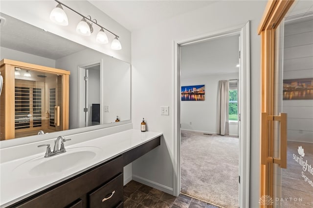 1130 Arden Way, Fairborn, OH 45324 - bathroom featuring vanity and baseboards