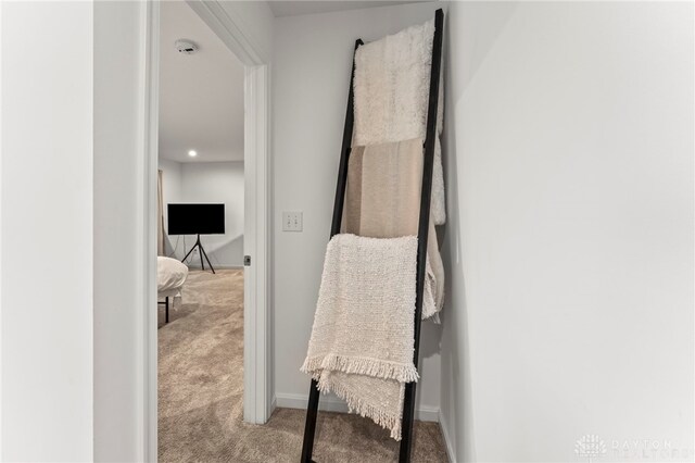 1130 Arden Way, Fairborn, OH 45324 - hall with carpet and baseboards