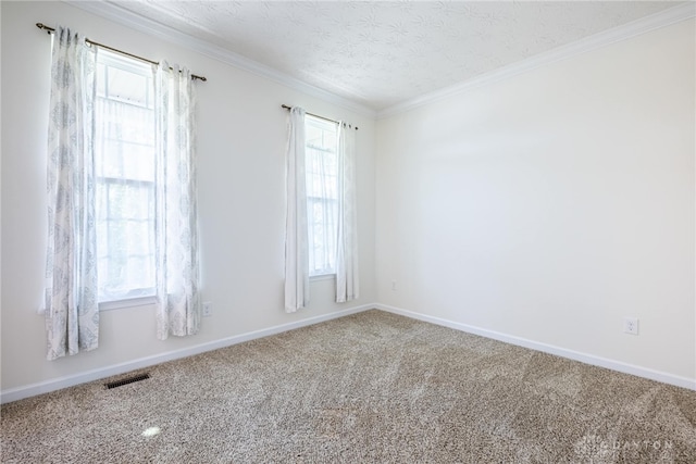 8730 Dowd Ct, Washington Twp, OH 45458 - spare room with carpet floors, crown molding, and baseboards