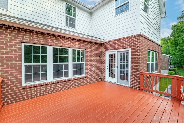 8730 Dowd Ct, Washington Twp, OH 45458 - view of wooden deck
