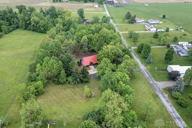 5565 Short Rd, New Carlisle, OH 45344 - aerial overview of property's location featuring rural landscape