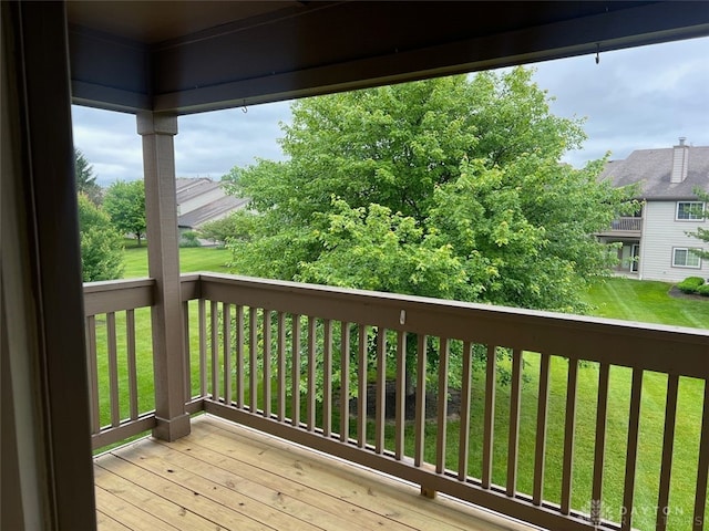1640 Piper Ln Unit 206, Dayton, OH 45440 - wooden terrace featuring a yard
