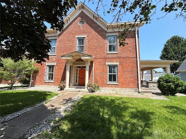 142 W Church St, Xenia, OH 45385 - italianate-style house featuring brick siding and a front yard