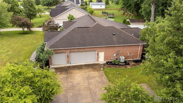 9062 Adam Ln, Waynesville, OH 45068 - view from above of property