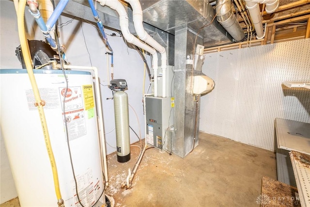 9062 Adam Ln, Waynesville, OH 45068 - utilities with gas water heater and heating unit