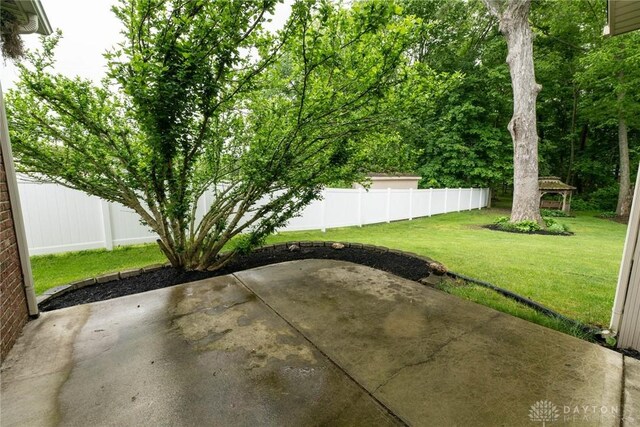 9062 Adam Ln, Waynesville, OH 45068 - view of patio featuring a gazebo