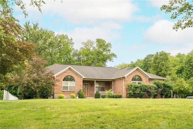 9062 Adam Ln, Waynesville, OH 45068 - single story home featuring a front yard and brick siding