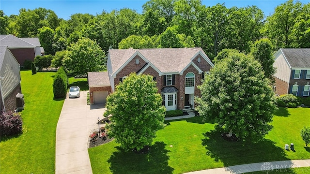 10041 Meadow Woods Ln, Washington Twp, OH 45458 - view from above of property