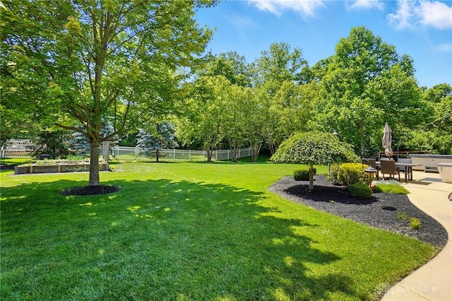 10041 Meadow Woods Ln, Washington Twp, OH 45458 - view of yard with a patio area