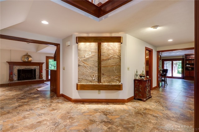 1211 Runnymede Rd, Oakwood, OH 45419 - hall with baseboards and recessed lighting