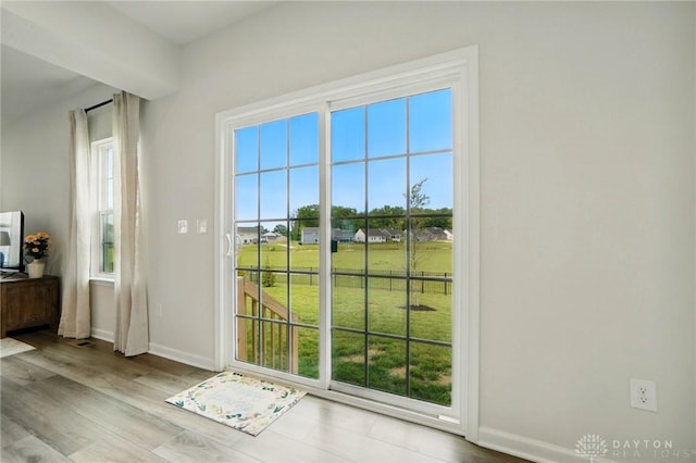 2550 Bellevue Dr, Batavia, OH 45103 - doorway featuring baseboards