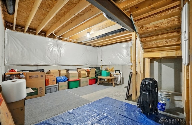 2550 Bellevue Dr, Batavia, OH 45103 - view of unfinished basement
