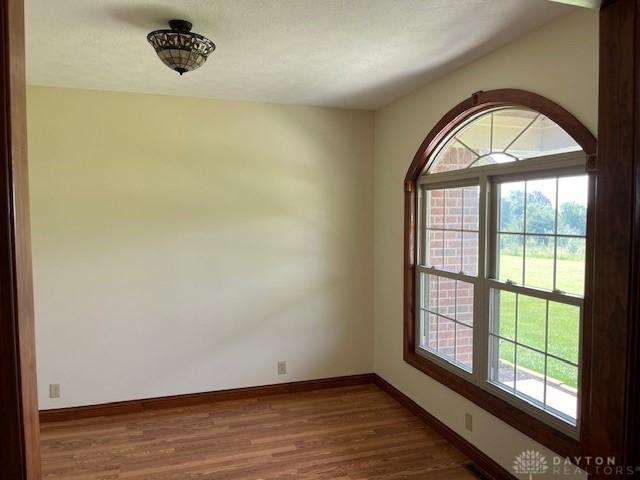 5671 Sonora Rd, Lewisburg, OH 45338 - spare room with healthy amount of natural light, baseboards, and wood finished floors