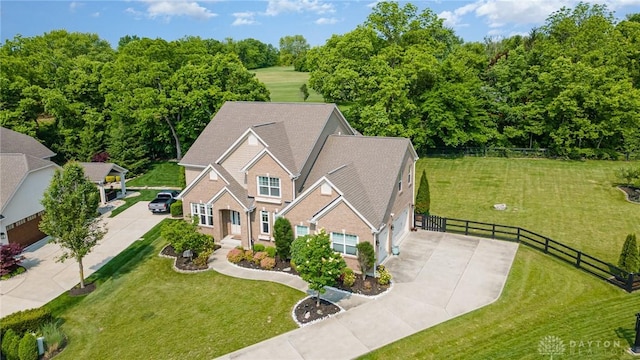 5411 Whispering Brook Ct, Liberty Twp, OH 45011 - view of front of property with concrete driveway
