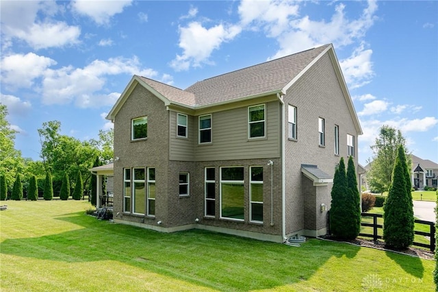 5411 Whispering Brook Ct, Liberty Twp, OH 45011 - rear view of property with brick siding