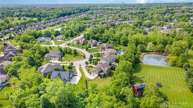 5411 Whispering Brook Ct, Liberty Twp, OH 45011 - aerial perspective of suburban area featuring a nearby body of water