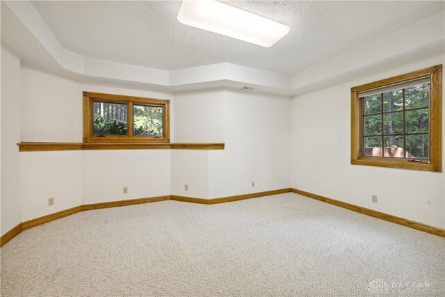4384 New Market Banta Rd, Lewisburg, OH 45338 - spare room with plenty of natural light, carpet floors, a textured ceiling, and baseboards