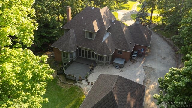 4384 New Market Banta Rd, Lewisburg, OH 45338 - aerial view of property and surrounding area