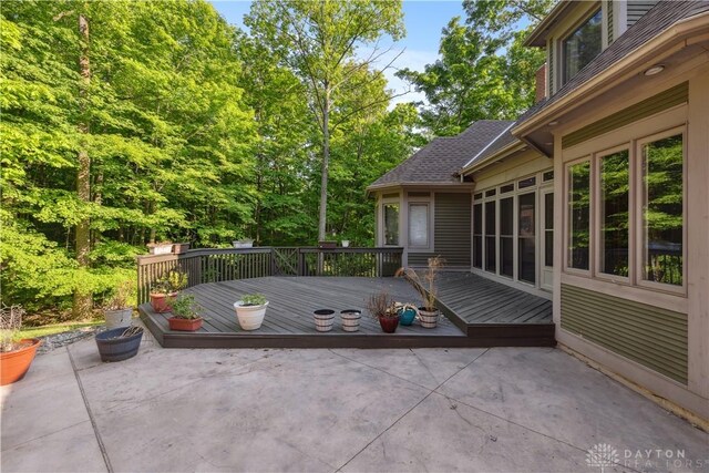 4384 New Market Banta Rd, Lewisburg, OH 45338 - view of patio / terrace featuring a deck