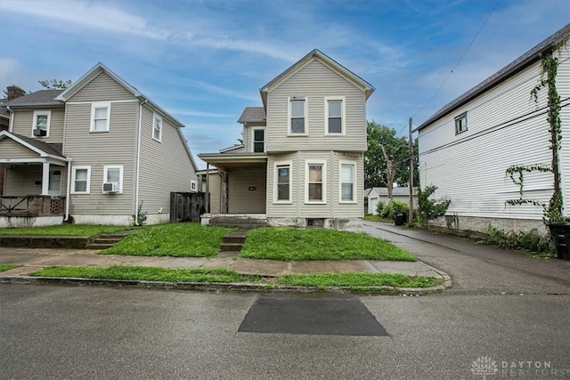 150 S Mcgee St, Dayton, OH 45403 - traditional home with covered porch and cooling unit