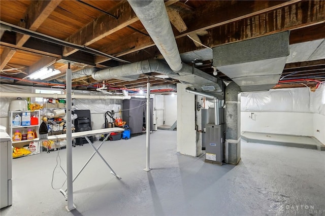 2755 S Blvd, Dayton, OH 45419 - unfinished below grade area with heating unit