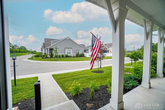 5053 Maiden Way, Liberty Twp, OH 45011 - view of green lawn featuring a porch