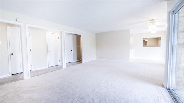 1918 Washington Dr S, Washington Twp, OH 45458 - unfurnished bedroom featuring carpet, baseboards, and ceiling fan