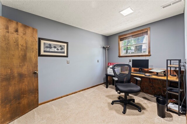 340 Marsha Jeanne Way, Dayton, OH 45458 - office space with carpet flooring, a textured ceiling, and baseboards