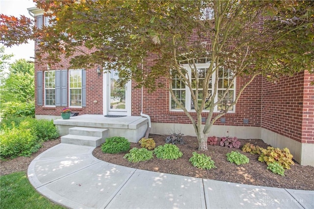 4560 James Madison Trl, Kettering, OH 45440 - doorway to property featuring brick siding