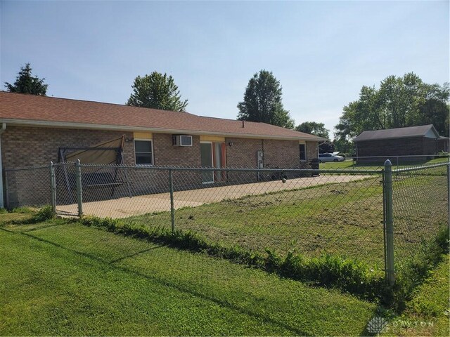 1261 Dusty Ln, West Alexandria, OH 45381 - rear view of house featuring brick siding