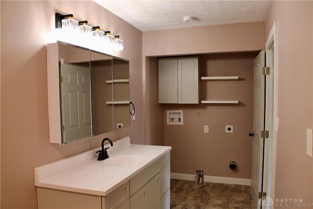5317 Plainfield Rd, Dayton, OH 45432 - bathroom featuring vanity and baseboards