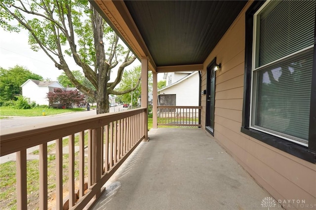 3409 E 5th St, Dayton, OH 45403 - view of covered porch