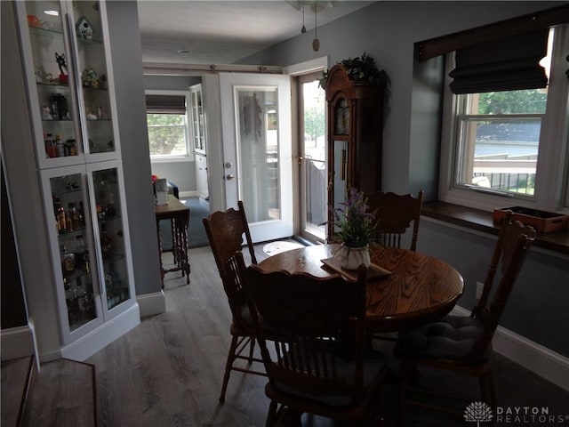4502 Central Ave, Middletown, OH 45044 - dining room featuring wood finished floors and baseboards