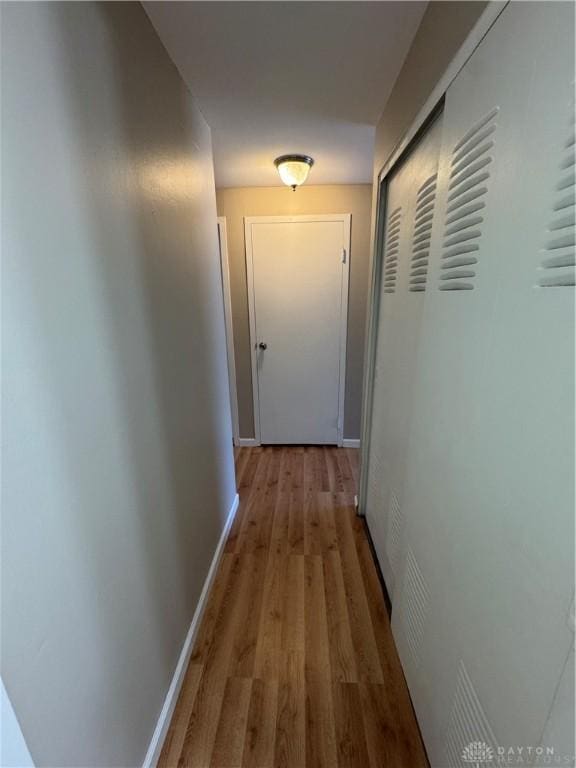 3645 Endover Rd, Dayton, OH 45439 - hallway with light wood-type flooring and baseboards