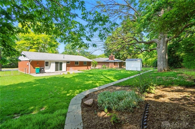 240 W Market St, Springboro, OH 45066 - view of yard featuring a patio area