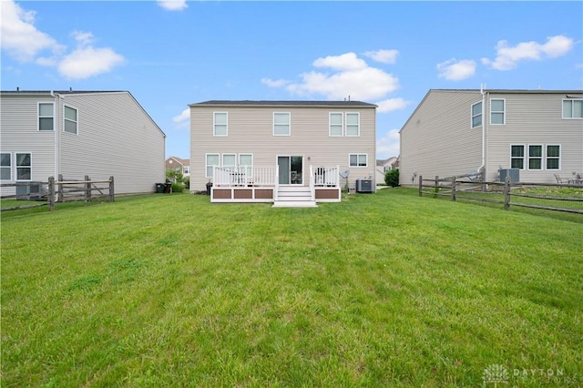 1750 Greentree Meadows Dr, Lebanon, OH 45036 - rear view of house featuring central air condition unit