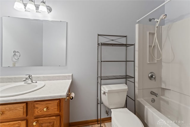 1410 Hunter Ct, Troy, OH 45373 - full bath featuring vanity and shower / bath combination