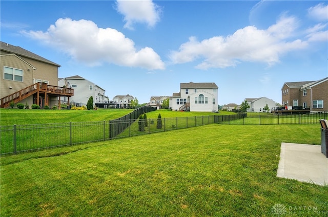 1596 Amberley Ct, Beavercreek Twp, OH 45385 - view of yard with a residential view