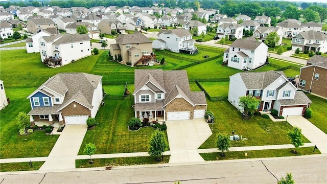 1596 Amberley Ct, Beavercreek Twp, OH 45385 - aerial perspective of suburban area