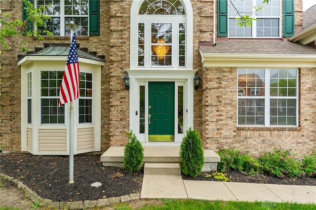 2159 Bassett Ct, Beavercreek, OH 45434 - view of exterior entry with brick siding