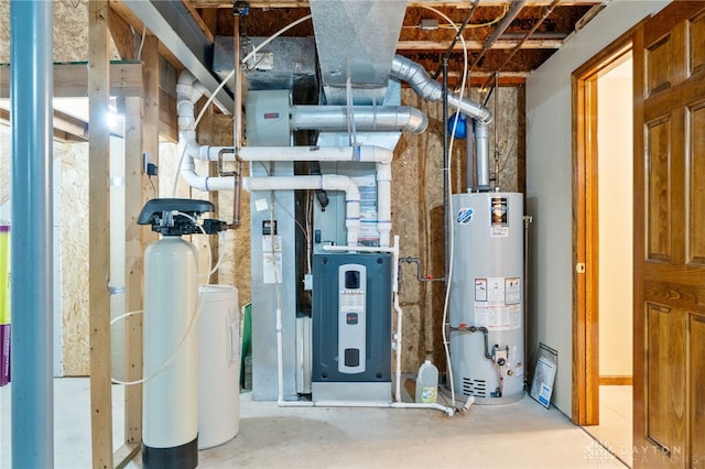 2159 Bassett Ct, Beavercreek, OH 45434 - utility room with gas water heater