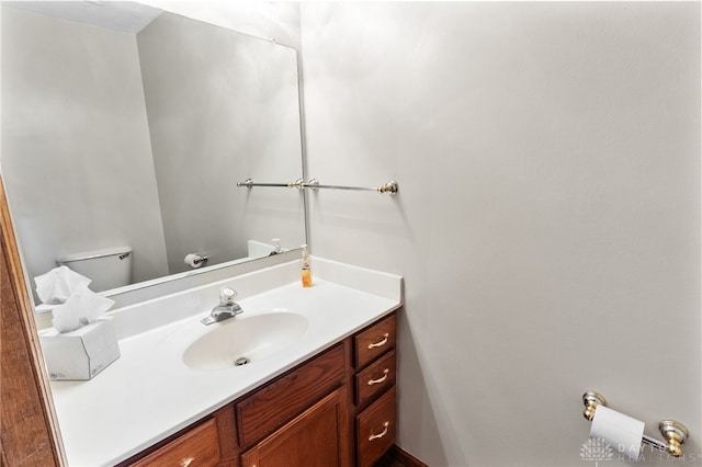 2159 Bassett Ct, Beavercreek, OH 45434 - half bathroom featuring vanity and toilet