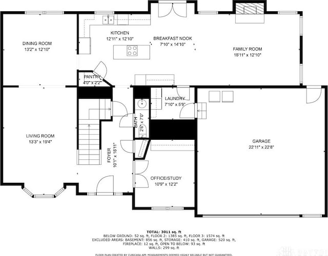 2159 Bassett Ct, Beavercreek, OH 45434 - room layout