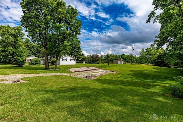 4292 Terrace Rd, College Corner, OH 45003 - view of grassy yard featuring an outbuilding